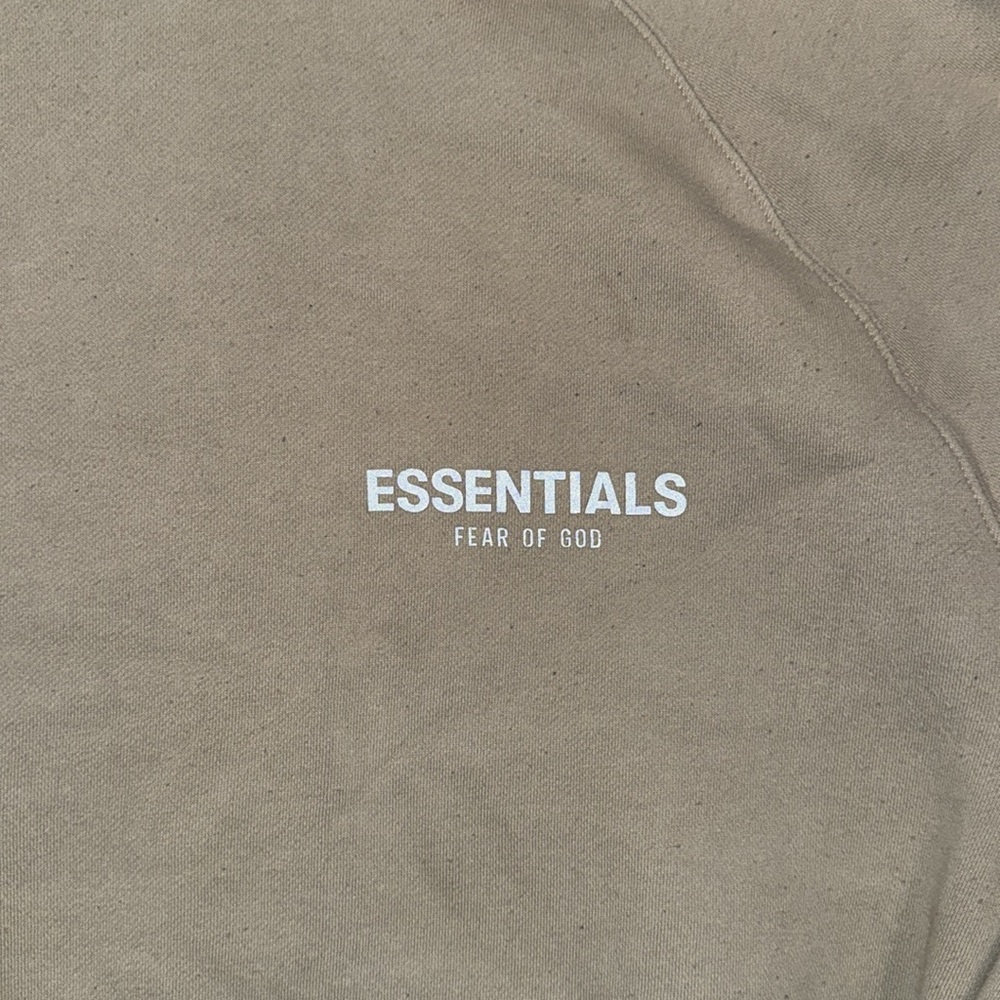 Essentials Men's hoodie - tan - Picture 2 of 5